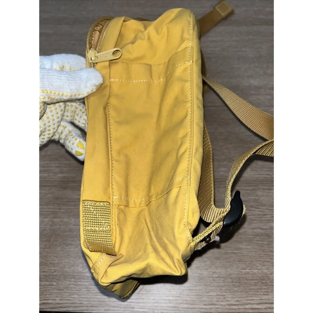 Fjallraven Kanken Backpack Yellow Classic Bookbag Seat Pad Outdoor School Bag